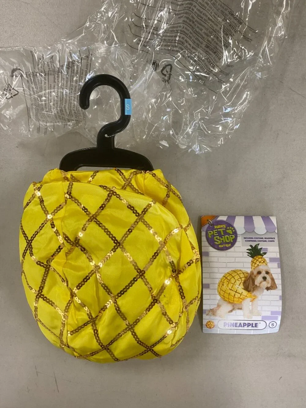 Pineapple Pet Costume (Small)